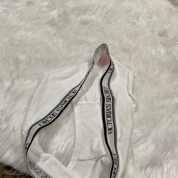 Victoria's Secret Black Bra and White Panty Set - Picture 10 of 11